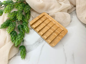 Handcrafted Soap with Wooden Soap Dish